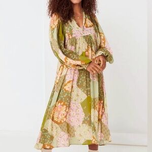 NWOT💫🍃Spell Freda Boho Dress in Olive size medium